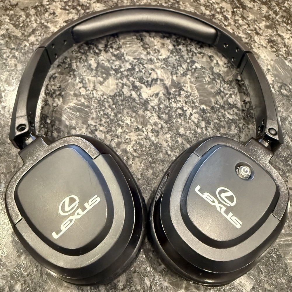 Lexus Genuine OEM WIRELESS IR HEADPHONES Translucent Purple And Black—NEW